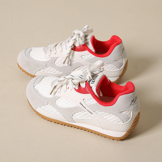 Damen Atmungsaktive Freizeit Sneakers mit innovativem Mesh-Obermaterial und rutschfester Sohle EB