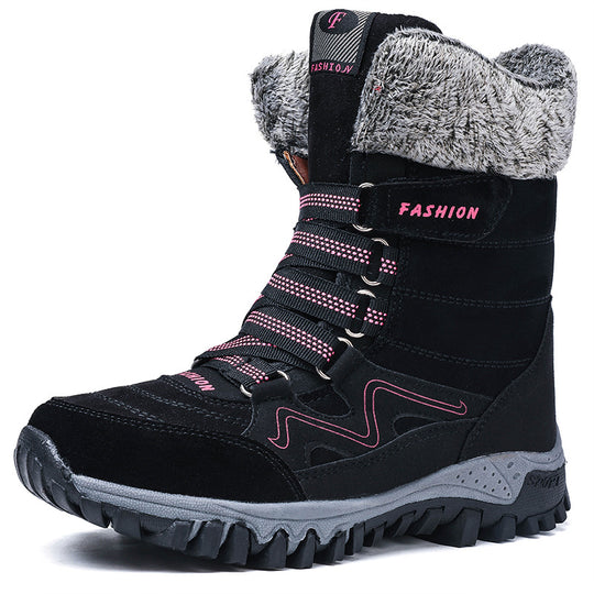 Damen Winterboots mit dicker isolierender Fütterung und rutschfester Sohle EB