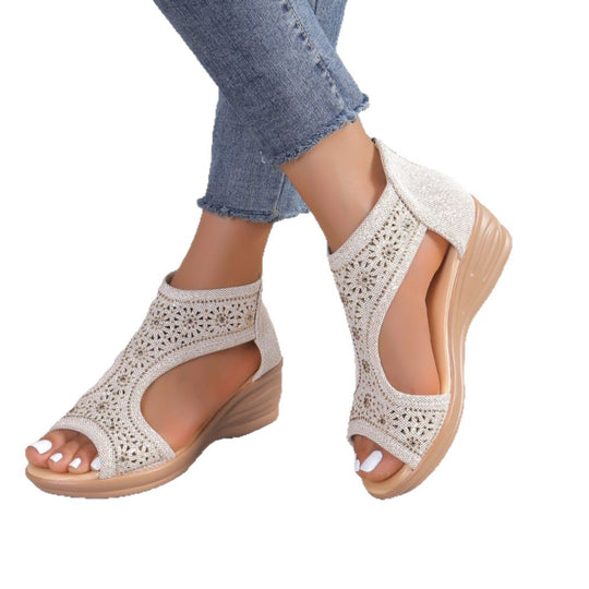 Damen elegante Plateau-Sandalen EB