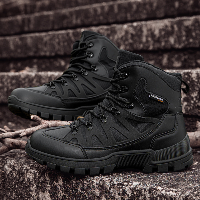 Herren Multifunktionale Trekkingstiefel mit hohem Knöchelschutz und robustem Design EB