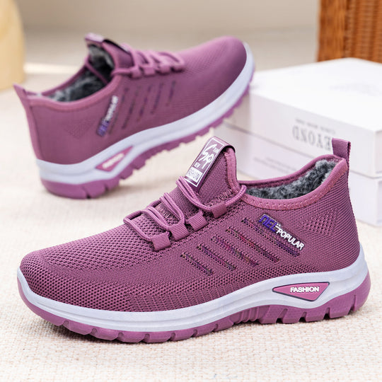 Damen Bequeme und warme Sneakers für den Alltag EB
