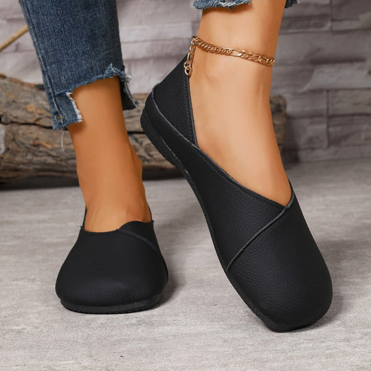 Damen Klassische Ballerinas aus hochwertigem Leder EB