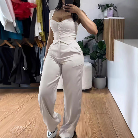 Damen Elegantes und figurbetontes Jumpsuit EB