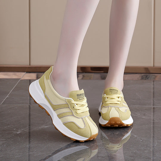 Damen Sportliche Sneakers mit stylischem Design und dämpfender Sohle EB