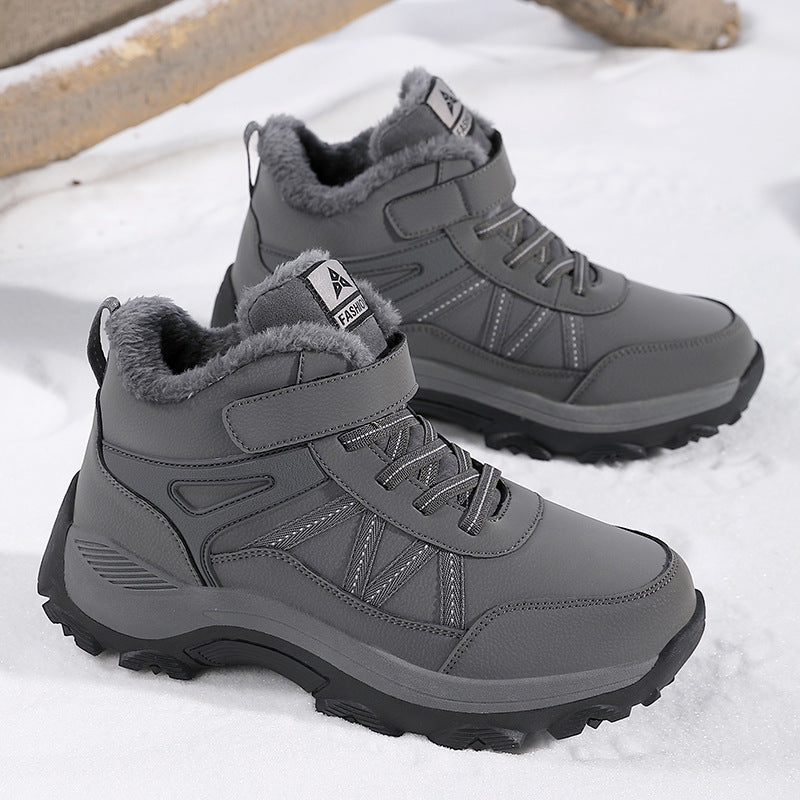Damen isolierte Winterstiefel mit rutschfester Sohle und wärmendem Innenfutter EB