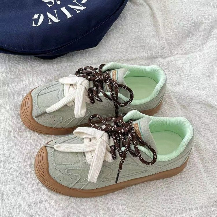 Damen Sportliche Freizeitsneaker mit atmungsaktiver Textiloberfläche und rutschfester Gummisohle EB