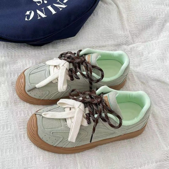 Damen Sportliche Freizeitsneaker mit atmungsaktiver Textiloberfläche und rutschfester Gummisohle EB