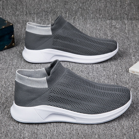 Damen Atmungsaktive Stricksneaker mit elastischem Schaft EB