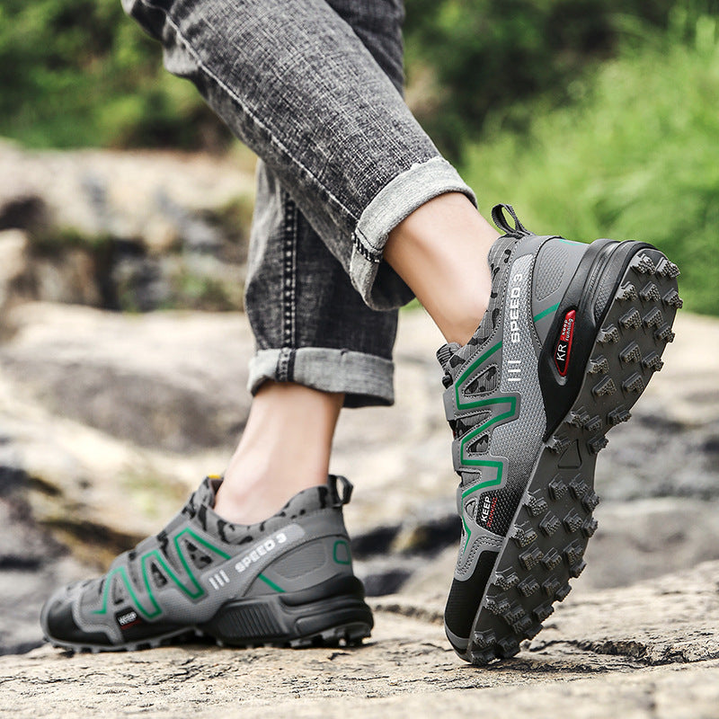 Damen Trail-Running-Schuhe mit stabiler Sohle und atmungsaktivem Obermaterial EB