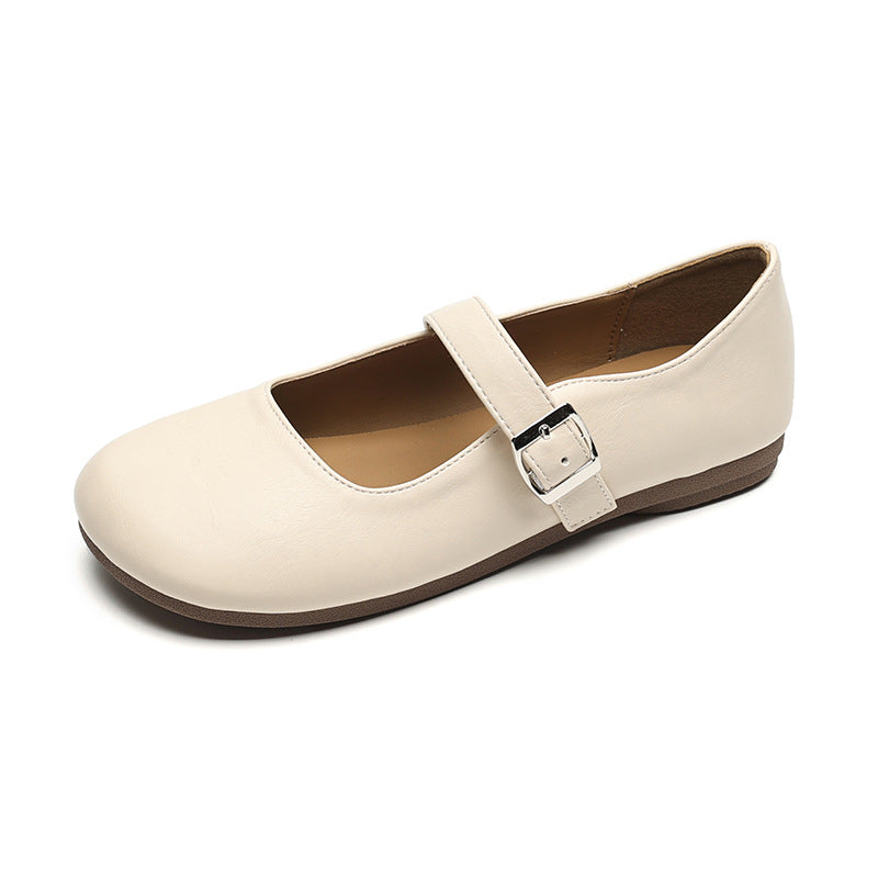 Damen Ballerinas mit verstellbarem Riemen und angenhmem Innenfutter EB