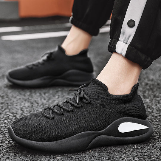 Damen Komfortable Strick-Sneaker mit atmungsaktiver Mesh-Oberfläche EB