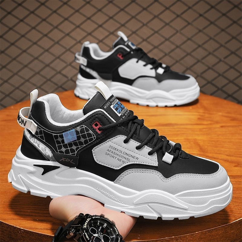 Damen Sportliche Chunky Sneakers mit dämpfender Sohle und atmungsaktivem Obermaterial EB