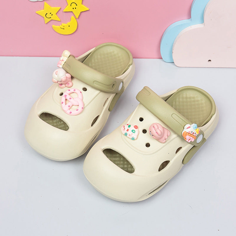 Damen modische Spielzeug-Crocs mit individuell gestaltbaren Anhängern EB