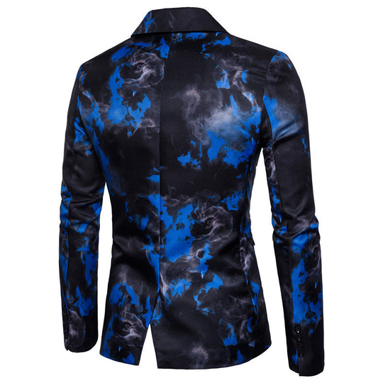 Herren modischer Blazer mit kunstvollem Farbverlauf EB