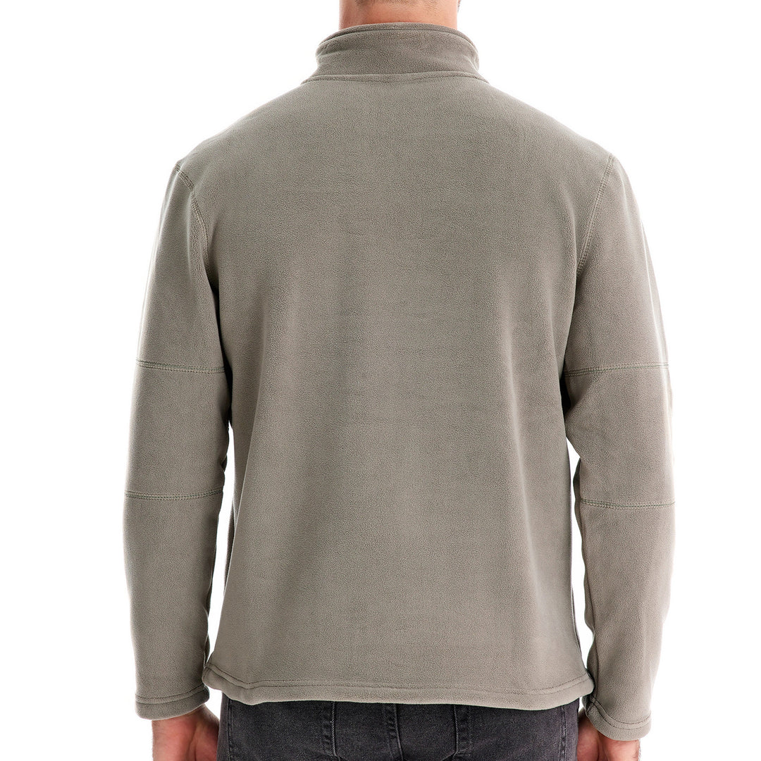 Herren Mikrofleece Pullover mit halbem Reißverschluss EB