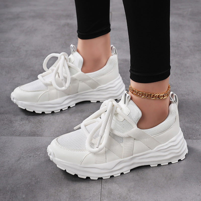 Damen Sportliche Lauf-Sneaker mit atmungsaktivem Mesh und flexiblem Sohlenprofil EB