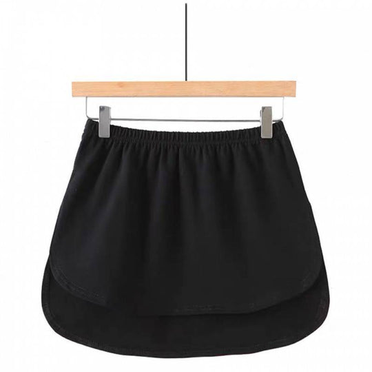 Damen lässiger Jersey-Rock mit elastischem Bund und modischem Streifenmuster EB