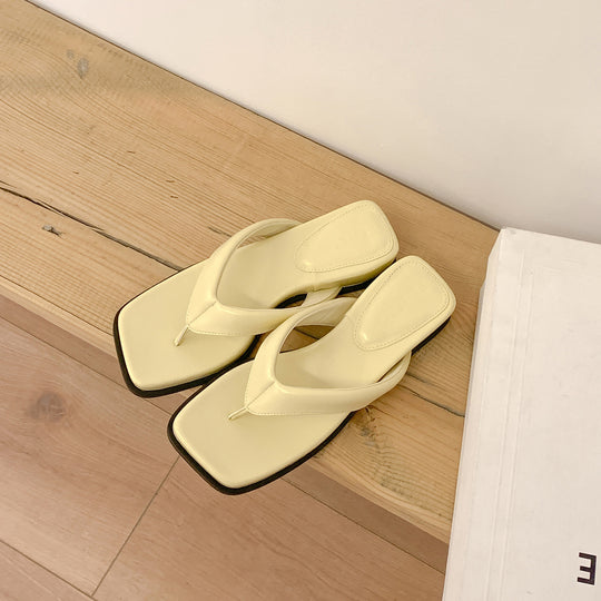 Damen elegante Zehentrenner mit komfortabler Fußbettgestaltung EB