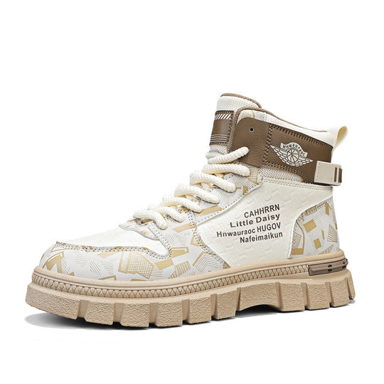 Damen Hochwertige Sneaker mit geometrischem Muster und strapazierfähiger Sohle EB