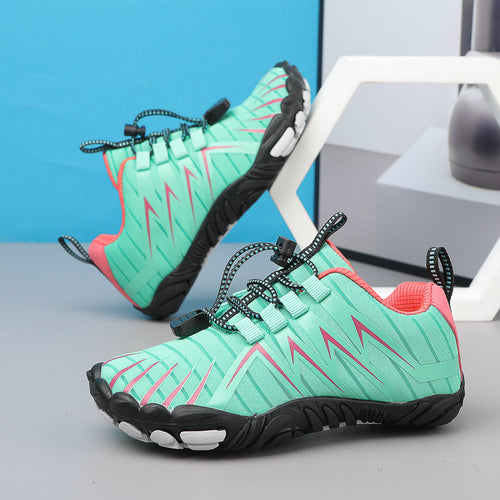 Unisex nan strapazierfähiger Multiaktiv-Wasserschuh mit stoßdämpfender Zehenschutzkappe und Schnellzugverschluss EB