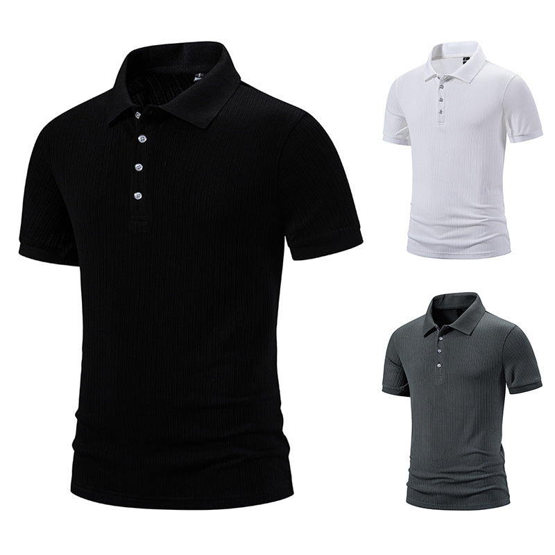 Herren hochwertiges Poloshirt mit moderner Struktur EB