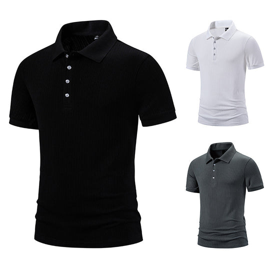 Herren hochwertiges Poloshirt mit moderner Struktur EB
