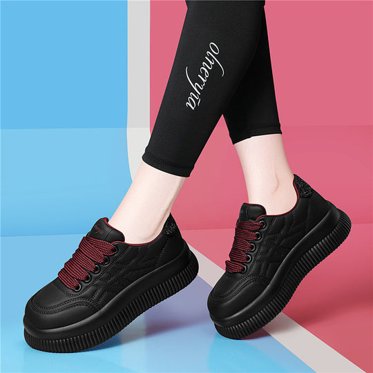 Damen modische Plateau-Sneaker mit innovativem Dämpfungssystem EB