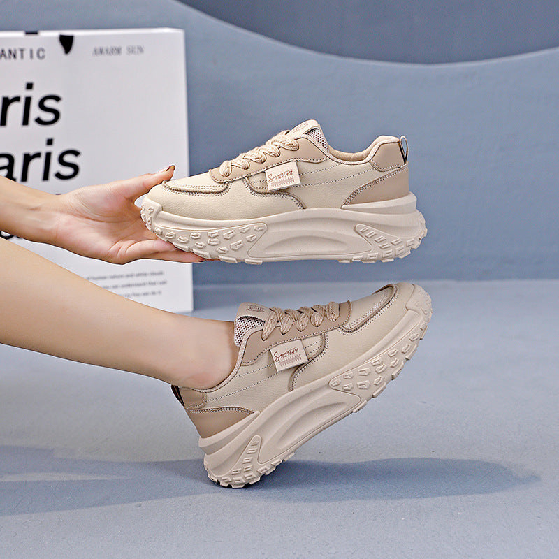 Damen Sportliche Chunky Sneakers mit luftiger Mesh-Oberfläche und dämpfendem Komfort EB