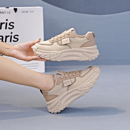 Damen Sportliche Chunky Sneakers mit luftiger Mesh-Oberfläche und dämpfendem Komfort EB