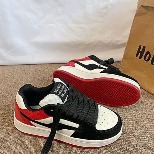 Damen Sportliche Sneakers mit Komfortpolsterung und rutschfester Sohle EB
