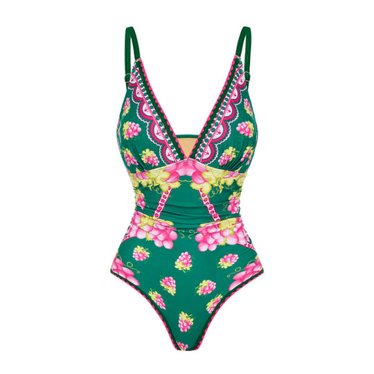 Damen Stylish Elegantes Badeanzug- und Rockset EB