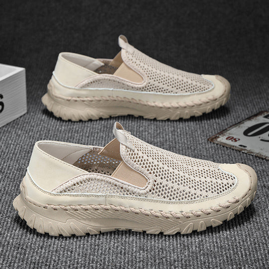 Damen Atmungsaktive Slip-On Sneakers mit Ergonomischem Design EB