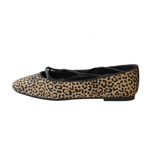 Damen Ballettschuhe im Tierfell-Look EB