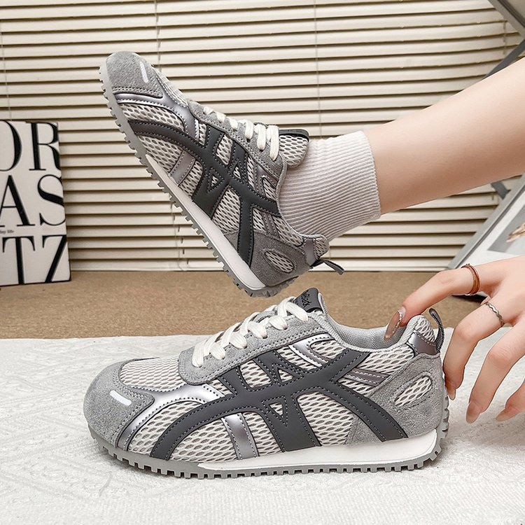Damen Sportliche Lightweight Sneakers mit atmungsaktivem Obermaterial und rutschfester Sohle EB