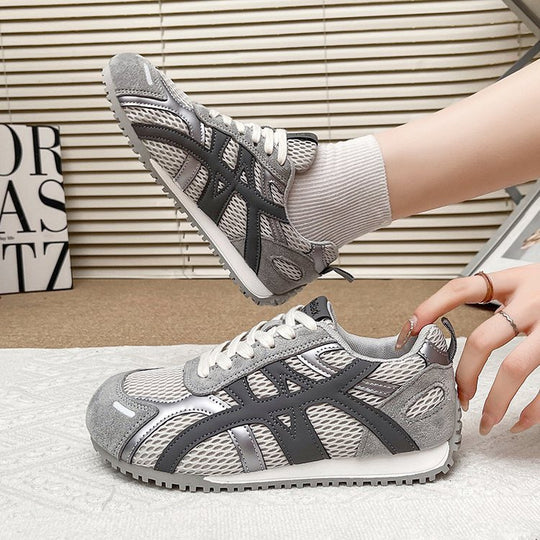 Damen Sportliche Lightweight Sneakers mit atmungsaktivem Obermaterial und rutschfester Sohle EB