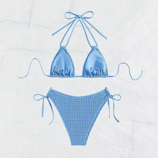 Damen Dreiecksbikini mit verspieltem Bindesystem EB