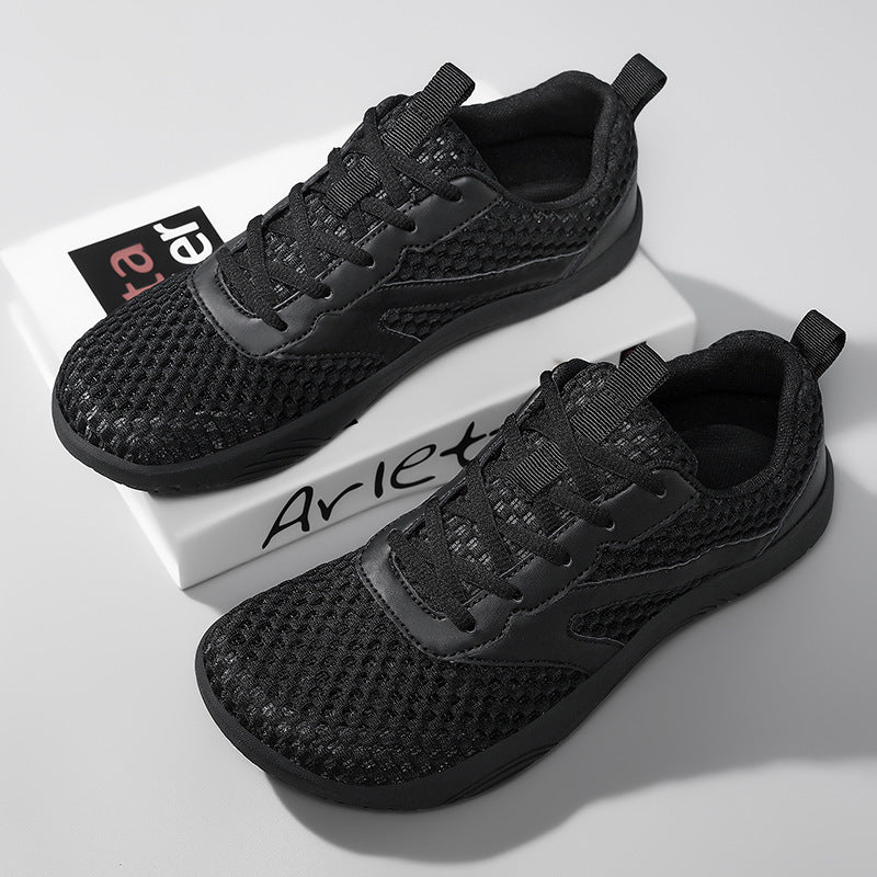 Damen Sportliche Atmungsaktive Sneakers mit flexiblem Obermaterial EB
