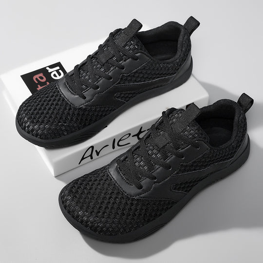 Damen Sportliche Atmungsaktive Sneakers mit flexiblem Obermaterial EB