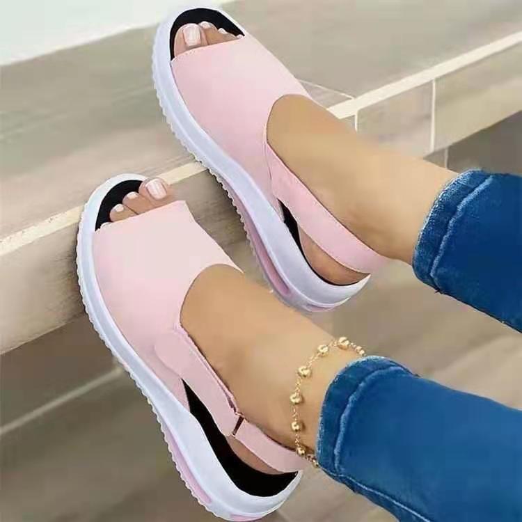 Damen Sportliche Freizeitsandalen mit rutschfester Sohle und atmungsaktivem Obermaterial EB