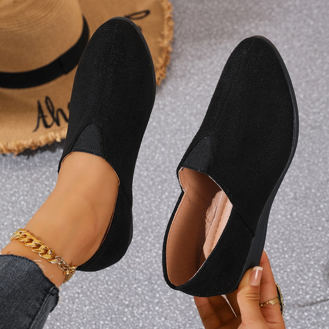 Damen Bequeme und elegante Slipper aus atmungsaktivem Material EB