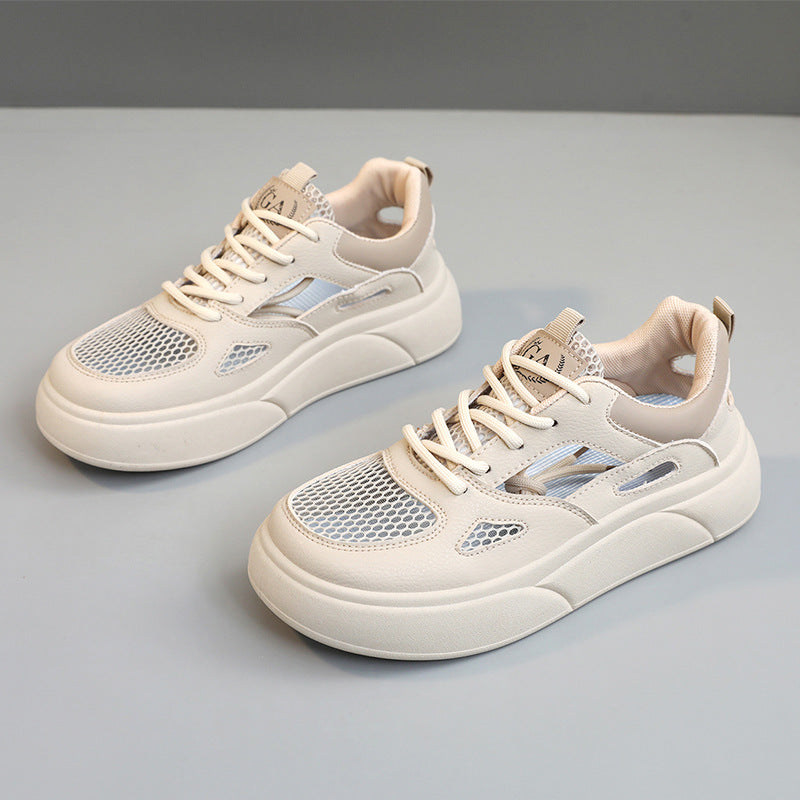 Damen Sportliche Sneaker mit atmungsaktivem Mesh-Obermaterial und dämpfender Sohle EB