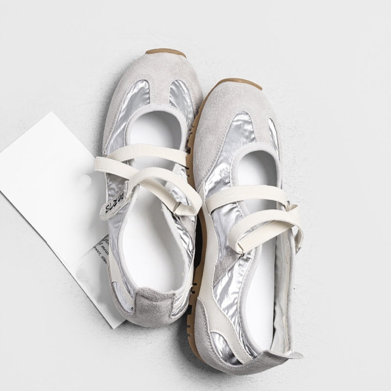 Damen modische Slipper mit verstellbarem Riemen und rutschfester Sohle EB