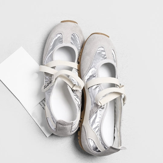 Damen modische Slipper mit verstellbarem Riemen und rutschfester Sohle EB