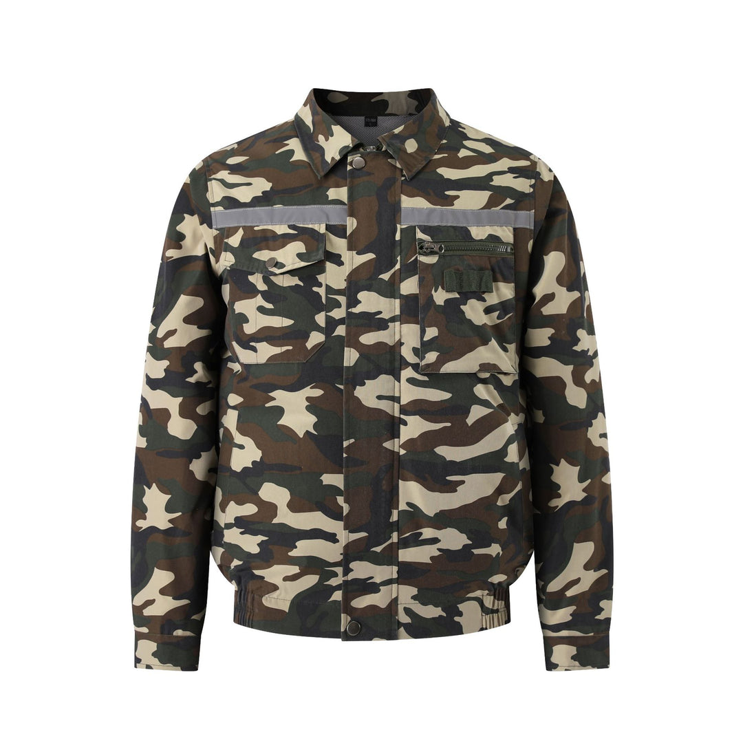 Herren nan belüftete Arbeitsjacke mit integrierten USB-Lüftern und externem Akkufach EB