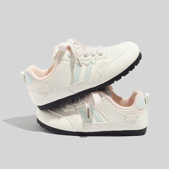 Damen Sportliche Sneakers mit verspieltem Design und atmungsaktiven Einsätzen EB