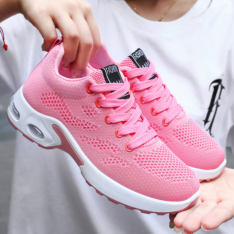 Damen Sportliche Sneaker mit atmungsaktivem Obermaterial und Dämpfung EB