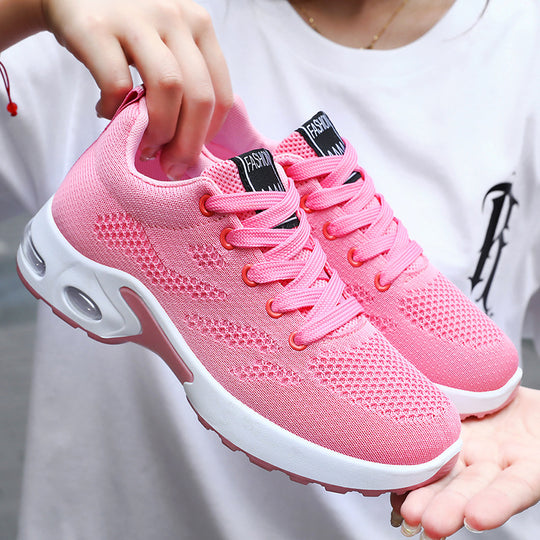 Damen Sportliche Sneaker mit atmungsaktivem Obermaterial und Dämpfung EB
