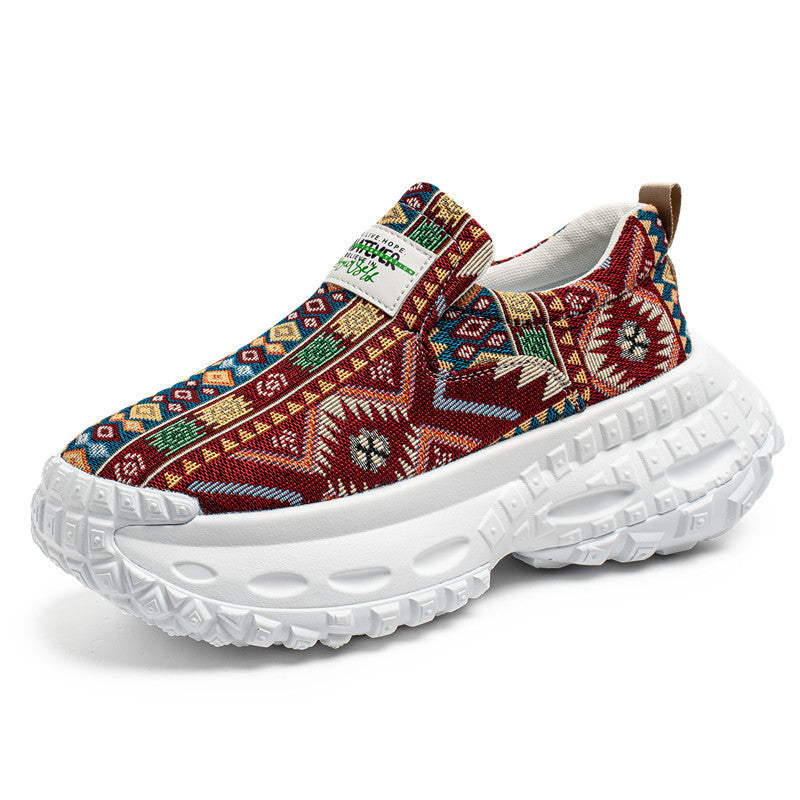 Damen modische Slip-On Sneakers mit innovativem Design und atmungsaktivem Obermaterial EB