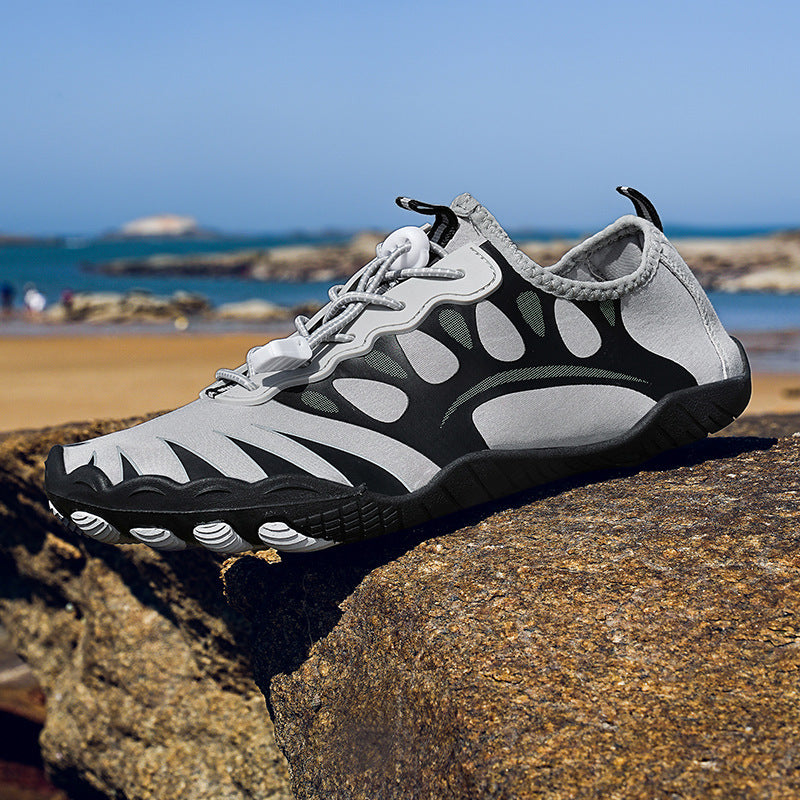 Damen Sportliche Wasserschuhe mit rutschfester Sohle und atmungsaktivem Obermaterial EB