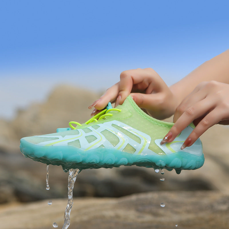 Damen Flexibile Wassersport-Schuhe mit rutschfester Sohle und atmungsaktivem Obermaterial EB
